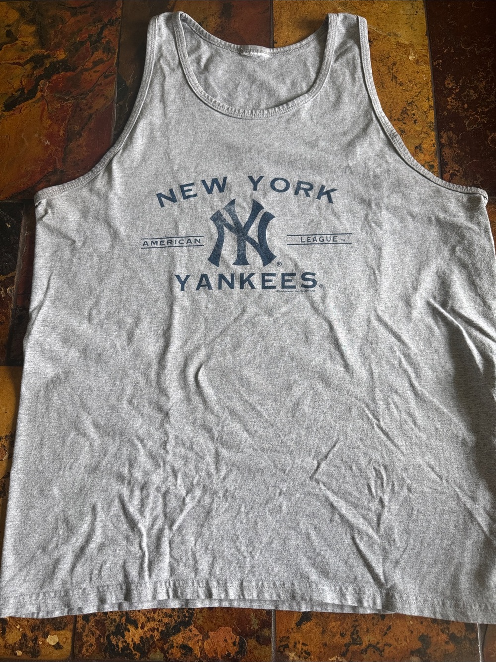 Yankees Men's Gray Tank Top (1099)